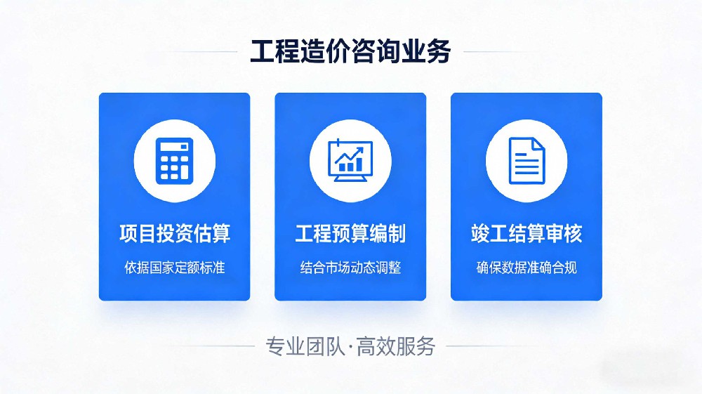 工程造价咨询业务